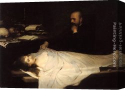 Peter Von Cornelius Canvas Paintings - Der Anatom by Gabriel Cornelius Ritter von Max