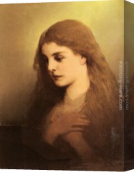 Peter Von Cornelius Canvas Paintings - In Love by Gabriel Cornelius Ritter von Max