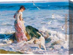 A Special Moment I Canvas Paintings - Moments in the Sun by Garmash