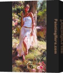 A Special Moment I Canvas Paintings - Quiet Moment by Garmash
