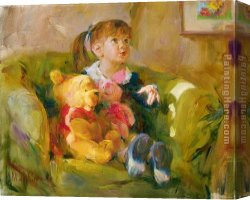 Telling Canvas Paintings - Telling Stories by Garmash