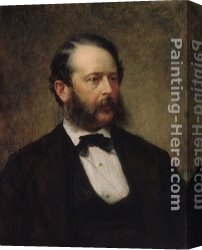 Kensett Canvas Paintings - John F. Kensett by George Augustus Jr Baker