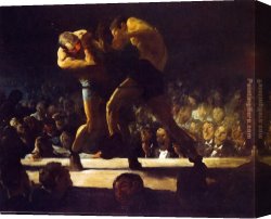 The Night Patrol at Smyrna Canvas Paintings - Club Night by George Bellows
