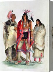 American Canvas Paintings - North American Indians, circa by George Catlin