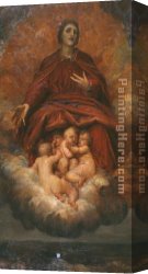 Watts Canvas Paintings - The Spirit of Christianity by George Frederick Watts