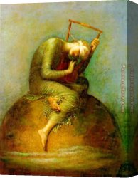 Georges Canvas Paintings - Watts Hope by George Frederick Watts