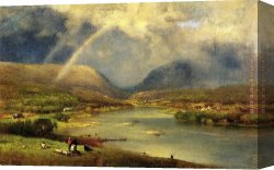 Georges Canvas Paintings - The Delaware Water Gap by George Inness