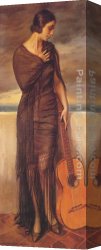 Apperley Canvas Paintings - Canci&oacute;n Malague&ntilde;a by George Owen Wynne Apperley