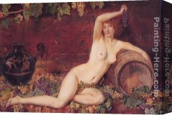 Apperley Canvas Paintings - El esp&iacute;ritu de la vi&ntilde;a by George Owen Wynne Apperley