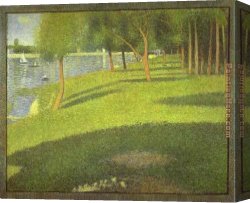 Island Hole at Sawgrass Canvas Paintings - The Island of La Grande Jatte by Georges Seurat