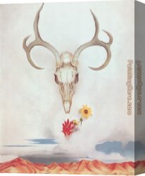 Summer Canvas Paintings - Summer Days 1936 by Georgia O'Keeffe