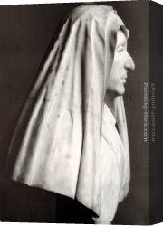 Bust Canvas Paintings - Bust of Camilla Barberini, nee Barbadori by Gian Lorenzo Bernini