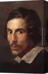 Portrait of a Young Benedictine Canvas Paintings - Self-Portrait as a Young Man by Gian Lorenzo Bernini