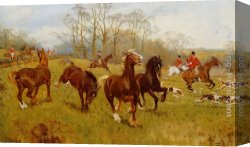 Gilbert Canvas Paintings - Peace Disturbed by Gilbert Scott Wright