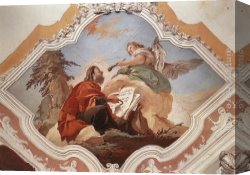 Battista Canvas Paintings - The Prophet Isaiah by Giovanni Battista Tiepolo