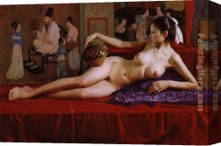 Zeju Canvas Paintings - guan-zeju-12 by Guan zeju