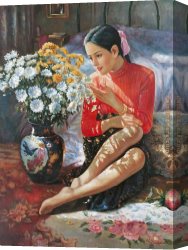 Zeju Canvas Paintings - guan-zeju-14 by Guan zeju