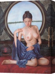Zeju Canvas Paintings - gzj10 by Guan zeju