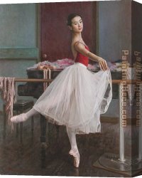 Zeju Canvas Paintings - Pirouette by Guan zeju