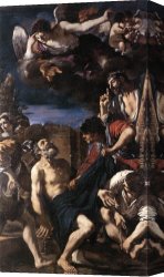 The Martyrdom of St Margaret Canvas Paintings - The Martyrdom of St Peter by Guercino