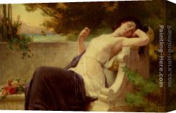 Afternoon Canvas Paintings - An Afternoon Rest by Guillaume Seignac