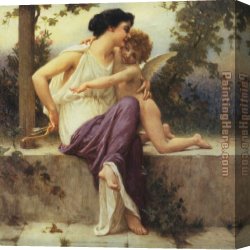 Cupid Canvas Paintings - Cupid Disarmed by Guillaume Seignac
