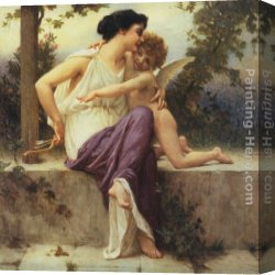 Cupid Canvas Paintings - Cupid Disarmed by Guillaume Seignac