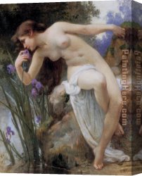 Irises Canvas Paintings - The Fragrant Iris by Guillaume Seignac