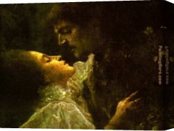 Which One Do You Love Best Canvas Paintings - Love by Gustav Klimt