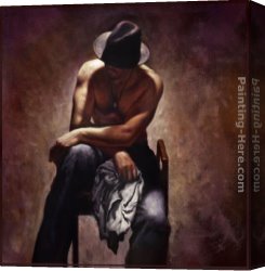 Hard Times Canvas Paintings - Quiet Time by Hamish Blakely