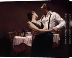 Romance Canvas Paintings - When We Were Young by Hamish Blakely