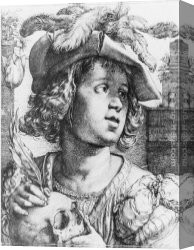 Hendrick Canvas Paintings - Quis Evadet by Hendrick Goltzius