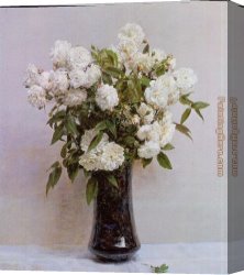 Fairy Canvas Paintings - Fairy Roses by Henri Fantin-Latour
