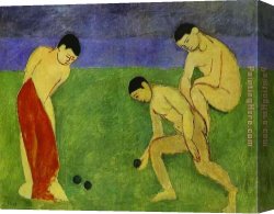 Dead Game Canvas Paintings - A Game of Bowls by Henri Matisse