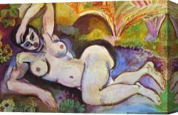 Blue Nude I 1952 Canvas Paintings - Blue Nude by Henri Matisse