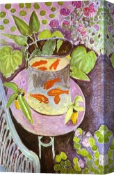 Matisse Canvas Paintings - Red Fish by Henri Matisse