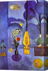Henri Canvas Paintings - The Blue Window by Henri Matisse