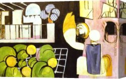 Matisse Canvas Paintings - The Moroccans by Henri Matisse