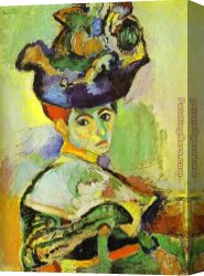 Matisse Canvas Paintings - Woman with a Hat by Henri Matisse