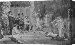 Psyche Canvas Paintings - Psyche Before the Throne of Venus by Henrietta Rae