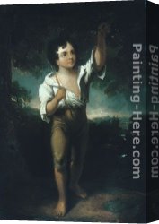 Fisherman's Canvas Paintings - The Young Fisherman by Henry Inman