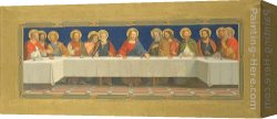 Picture of The Last Supper II Canvas Paintings - The Last Supper by Henry Siddons Mowbray