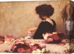 Pots Canvas Paintings - Pot Pourri by Herbert James Draper