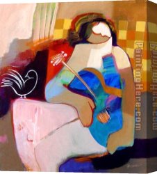 A Soft Place in My Heart Canvas Paintings - Innocent Heart by Hessam Abrishami