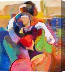 Which One Do You Love Best Canvas Paintings - Love Impression by Hessam Abrishami