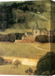 Jerome Canvas Paintings - St Jerome in Prayer (detail) by Hieronymus Bosch