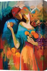 Mlle. Irene Cahen D'anvers Canvas Paintings - Sweet Harvest by Irene Sheri