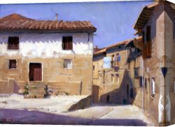 Jacob's Canvas Paintings - Calle des Hornes by Jacob Collins