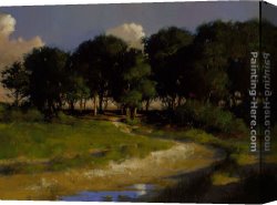 Jacob's Canvas Paintings - Nantucket Pines by Jacob Collins