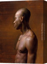 Jacob's Canvas Paintings - Vincent by Jacob Collins